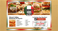 Desktop Screenshot of chronespizza.com